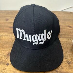 Harry Potter Official Muggles Baseball Cap Black Adjustable Snapback
